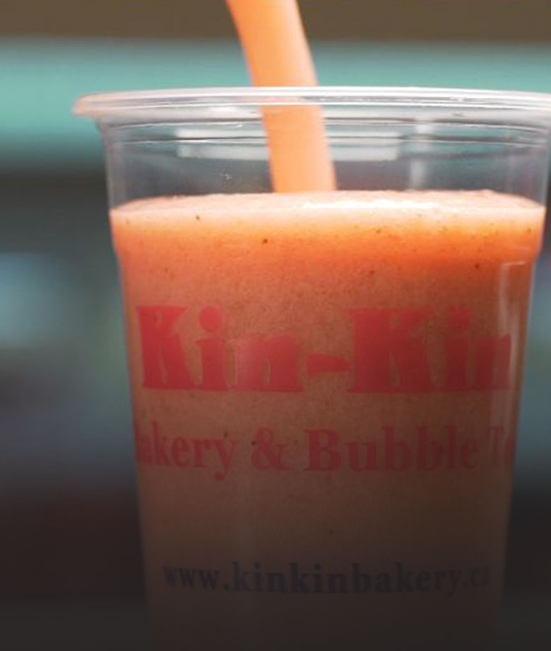 Mango smoothie drink